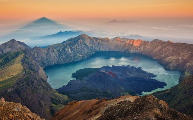 The Rinjani Mount, the higest mount