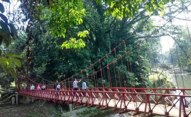the love break bridge, Bogor Botanical Gardens