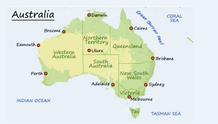 Australian Continent: Characteristics, Climate, Landscape and