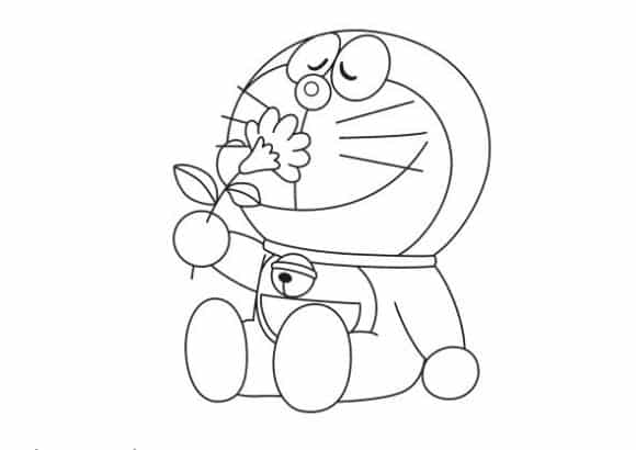 Coloring pictures of Doraemon