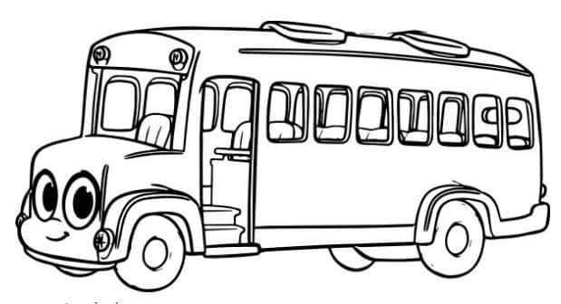 bus coloring pictures