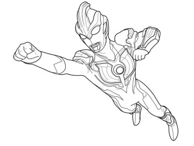 Ultraman Coloring Pictures