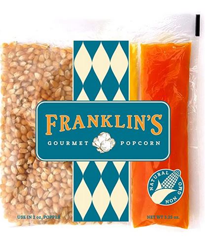 Franklin's Gourmet Movie Theater Popcorn