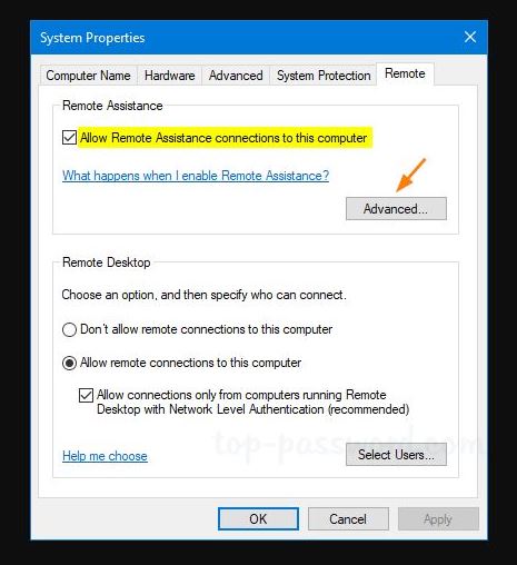 Remote Assistance in Windows