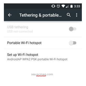 how to set up Wi-Fi hotspot on google nexus 5