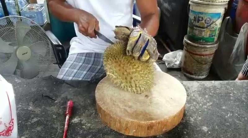 How To Cut Durian Fruit