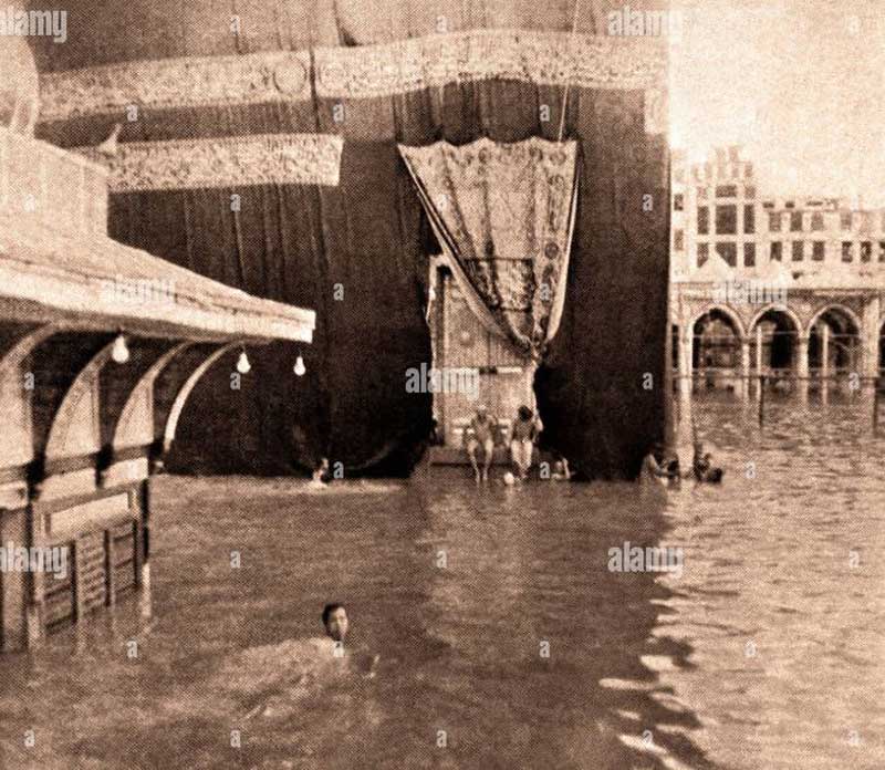 People can swim around Kaaba