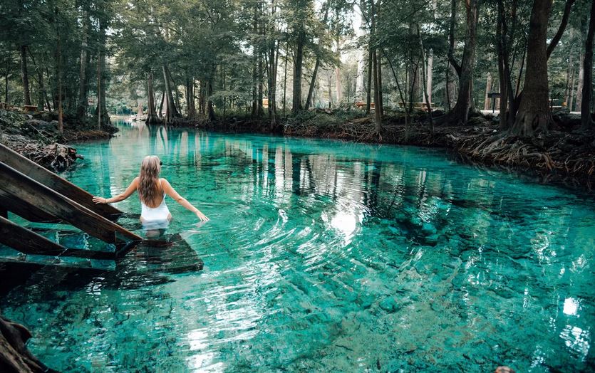 Crystal Clear Waters at Ginnie Springs, Florida, United States