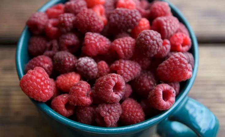 Raspberries as food rich in antioxidant