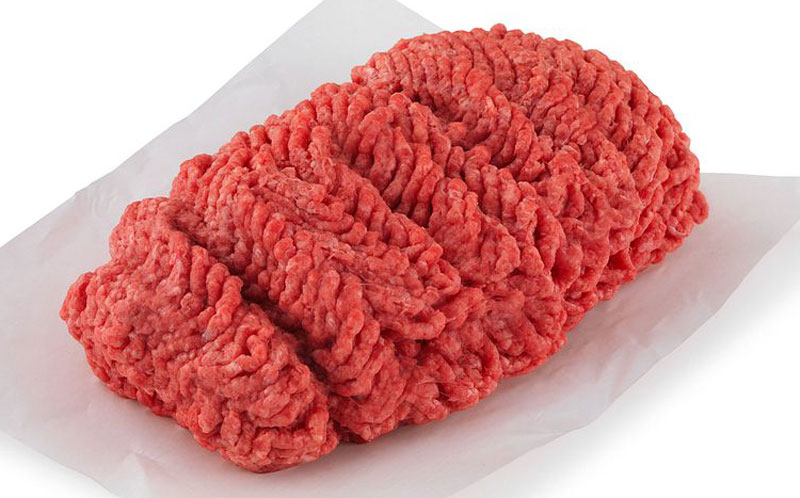 Ground beef as a source of protein
