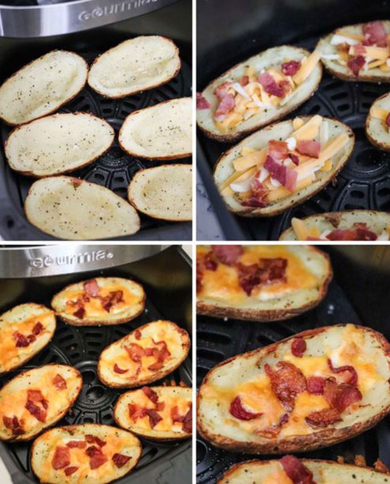 potato skins air fryer from first to the end