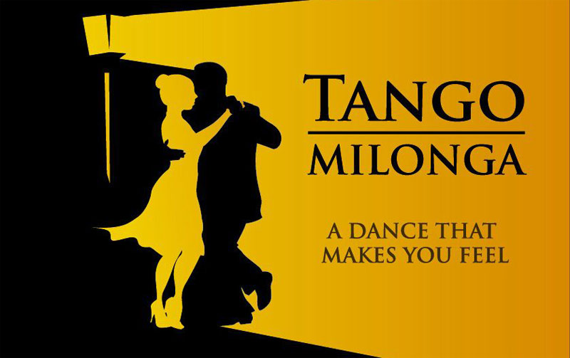 Tango at a milonga