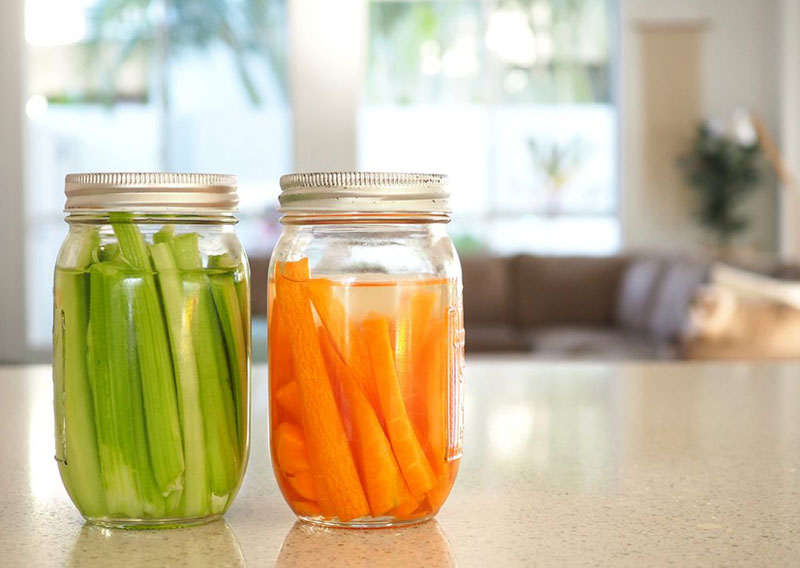 How to Store Chopped Celery in water in fridge