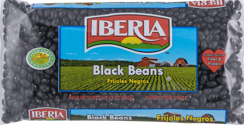 Iberia Black Beans for chili